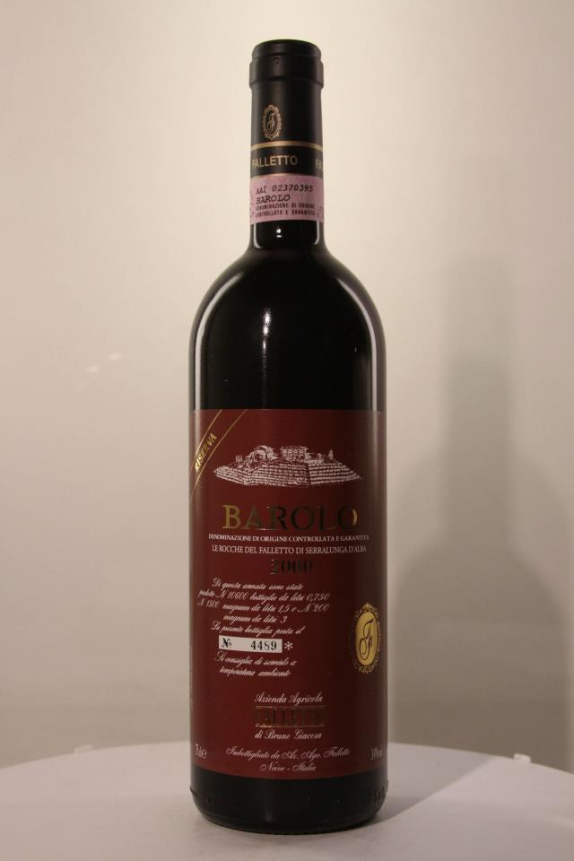 B. Giacosa Barolo Riserva Le Rocche del Falletto di Serralunga d`Alba 2000