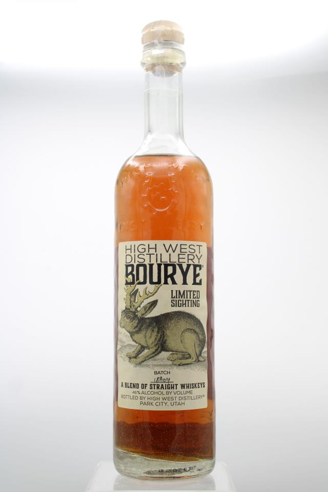 High West Distillery Bourye Limited Sighting NV