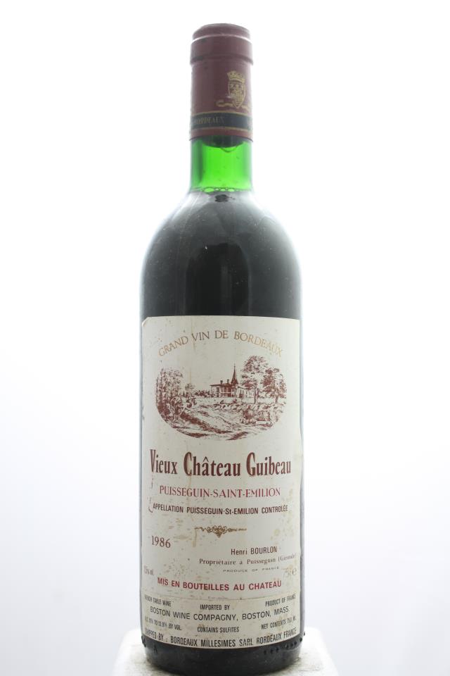 Vieux Château Guibeau 1986
