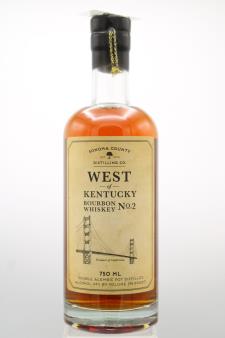 Sonoma County Distilling Co. West of Kentucky No.2 Bourbon Whiskey  NV