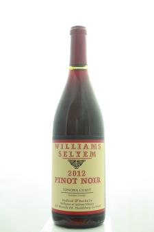 Williams Selyem Pinot Noir Sonoma Coast 2012