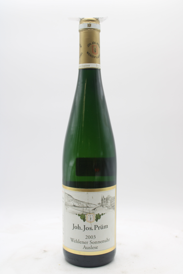 Joh. Jos. Prum Wehlener Sonnenuhr Riesling Auslese #31 2003