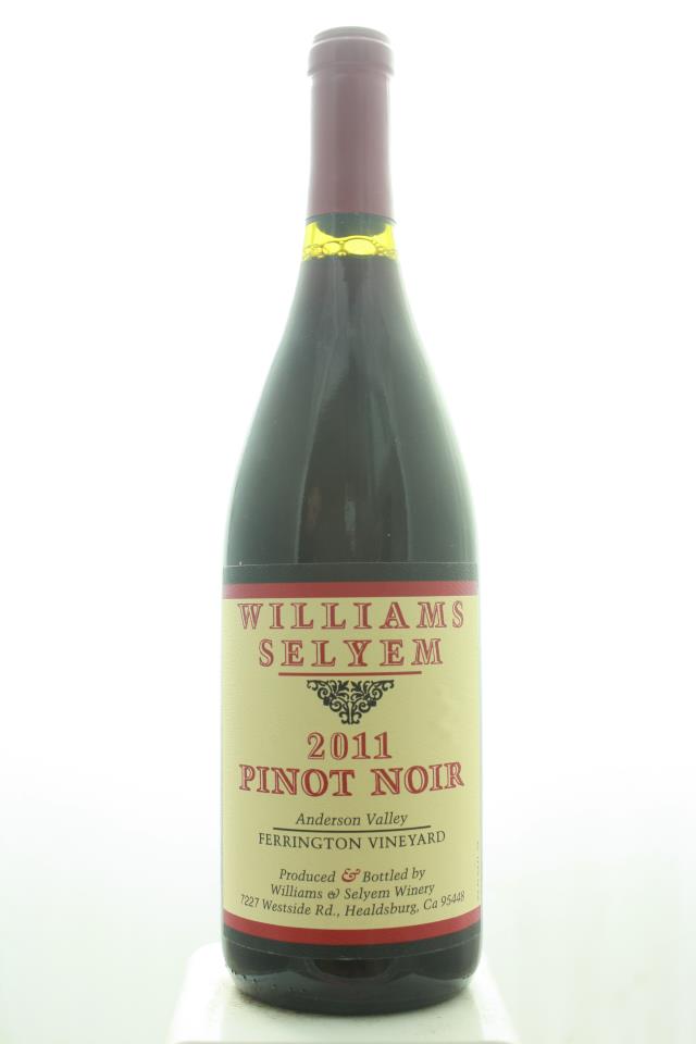 Williams Selyem Pinot Noir Ferrington Vineyard 2011