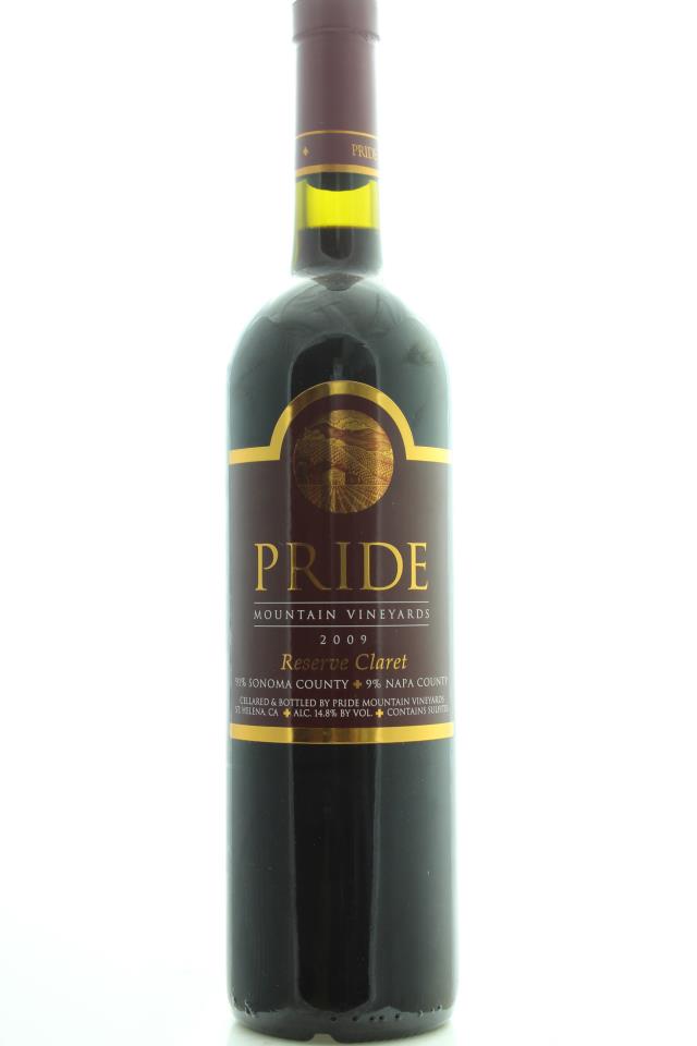 Pride Mountain Vineyards Claret Reserve Sonoma County / Napa County 2009