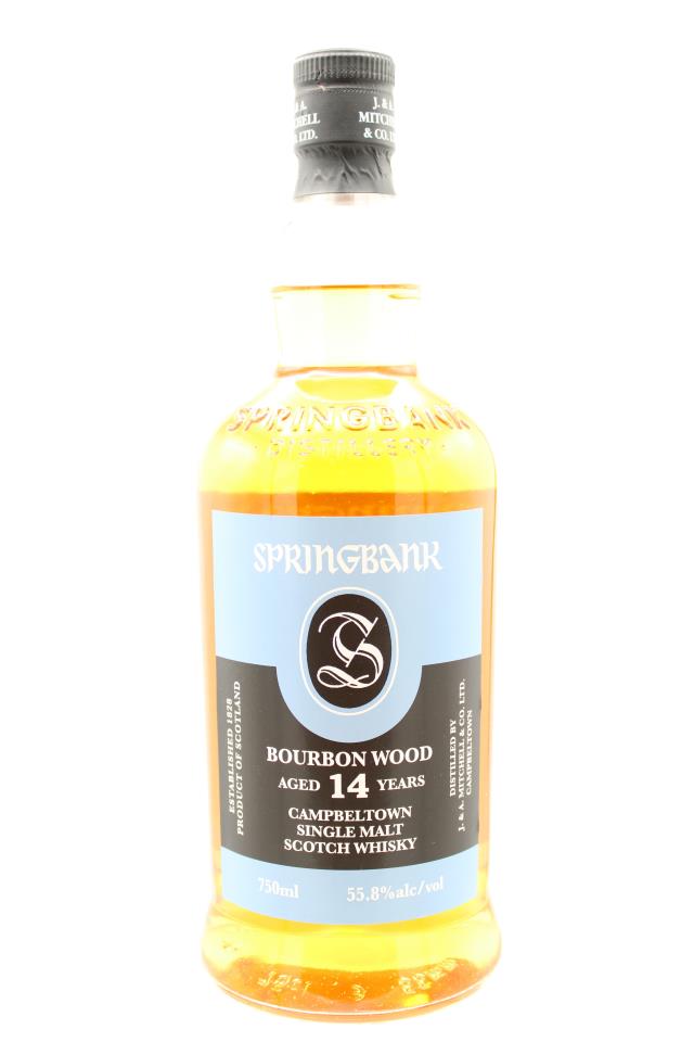 Springbank (J. & A. Mitchell & Co.) Single Malt Scotch Whisky Bourbon Wood Aged-14-Years NV