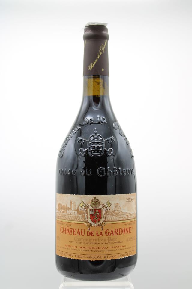 Château de La Gardine Chateauneuf du Pape 2003