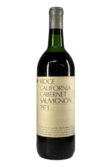 Ridge Vineyards Monte Bello 1971