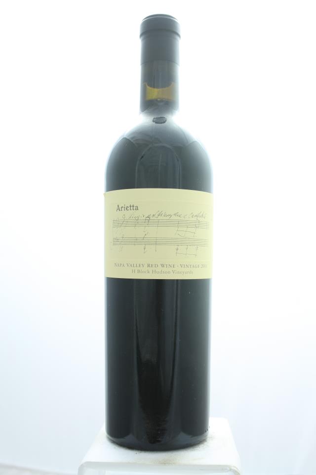Arietta H Block Hudson Vineyards 2001