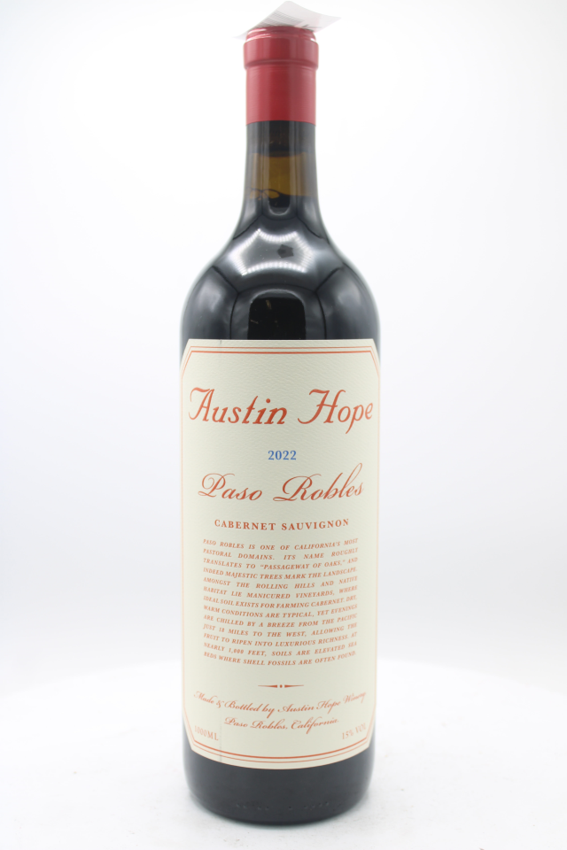 Austin Hope Cabernet Sauvignon 2022