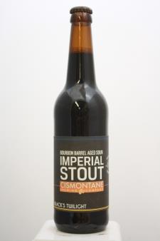 Cismontane Brewing Co. Imperial Stout Bourbon Barrel Aged Sour Black