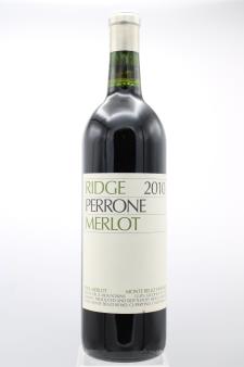 Ridge Vineyards Merlot Monte Bello Vineyard Perrone 2010