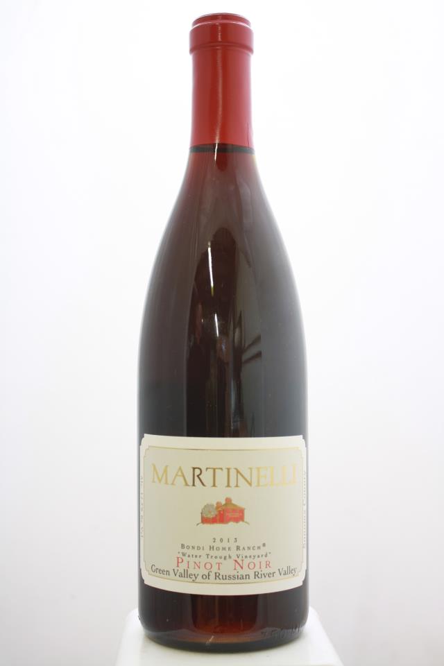 Martinelli Pinot Noir Bondi Home Ranch Water Trough Vineyard 2013