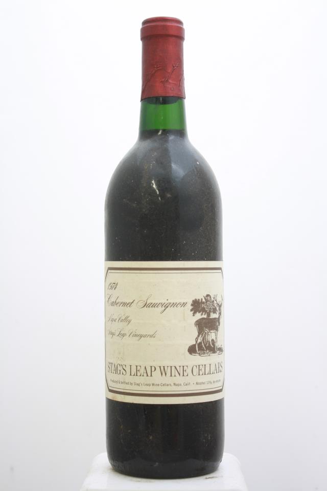 Stag's Leap Wine Cellars Cabernet Sauvignon Stag's Leap Vineyards 1974