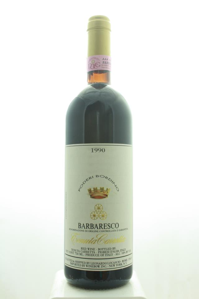 Carretta Barbaresco Bordino 1990