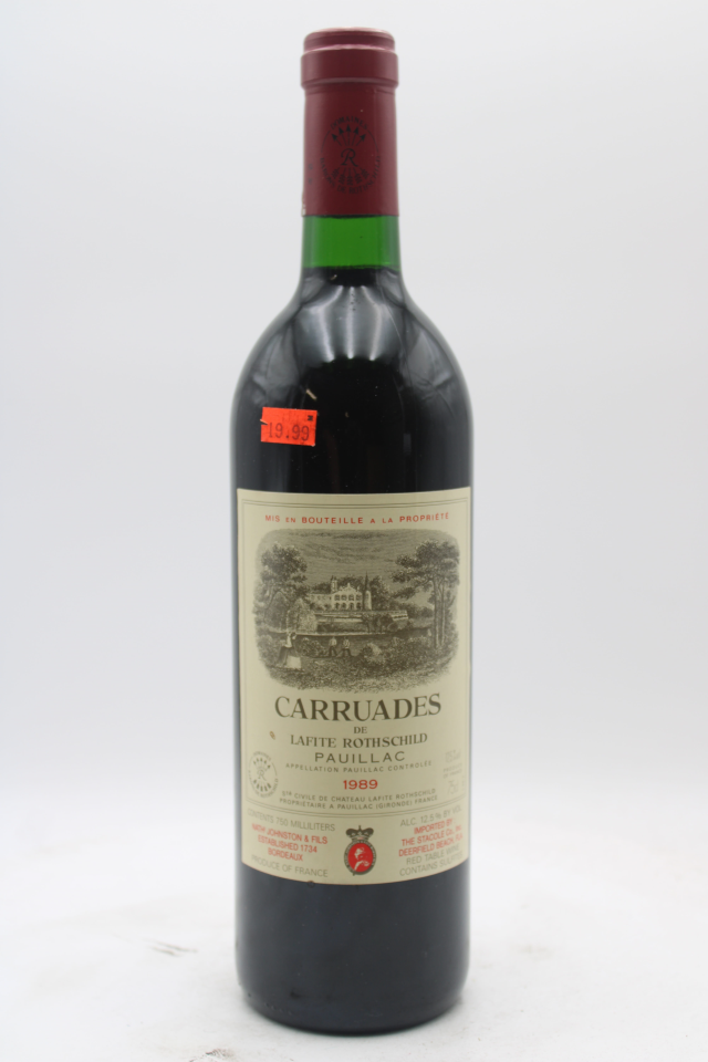 Carruades de Lafite 1989