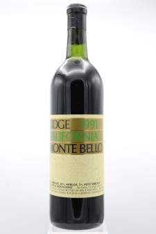 Ridge Vineyards Cabernet Sauvignon Monte Bello 1991