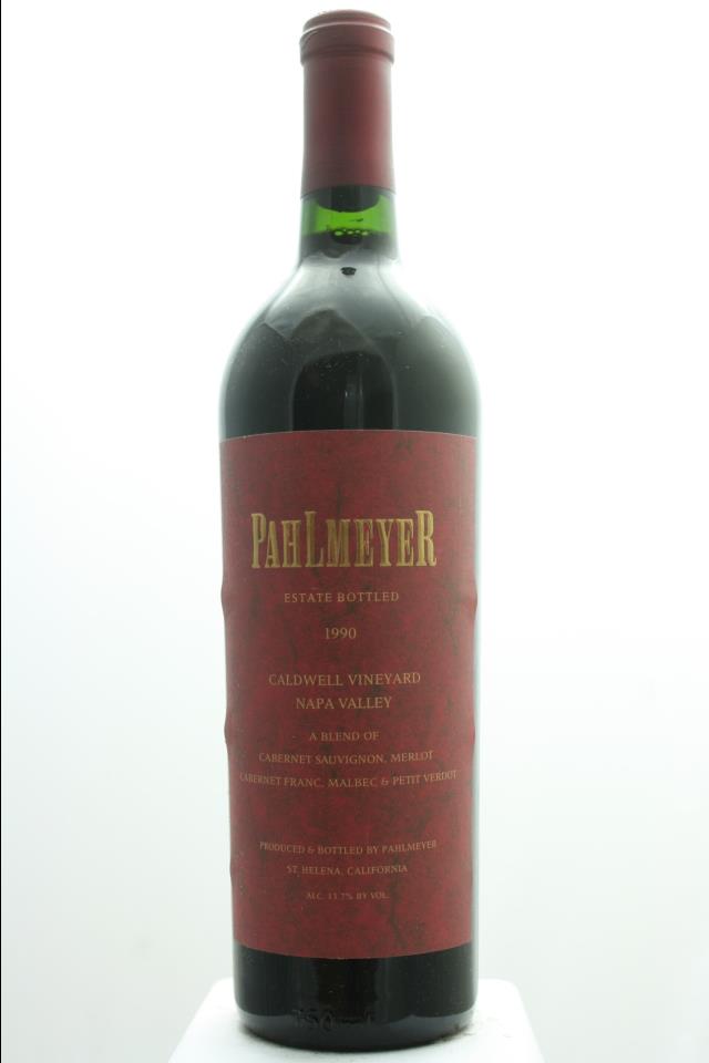 Pahlmeyer Proprietary Red Caldwell Vineyard 1990