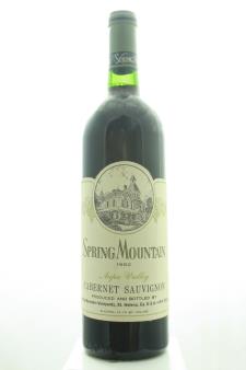Spring Mountain Cabernet Sauvignon 1982