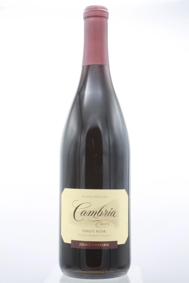 Cambria Pinot Noir Estate Julia's Vineyard 2002