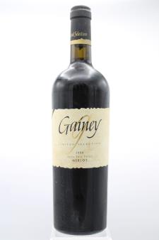 Gainey Merlot Unfiltered Limited Selection 1998