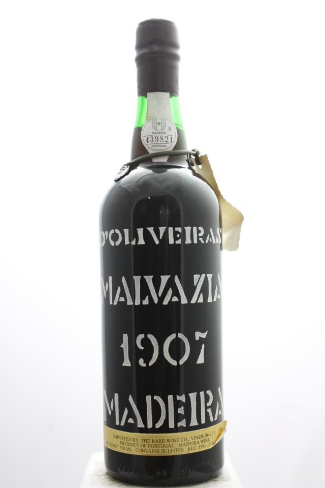 d'Oliveira Madeira Malvasia 1907