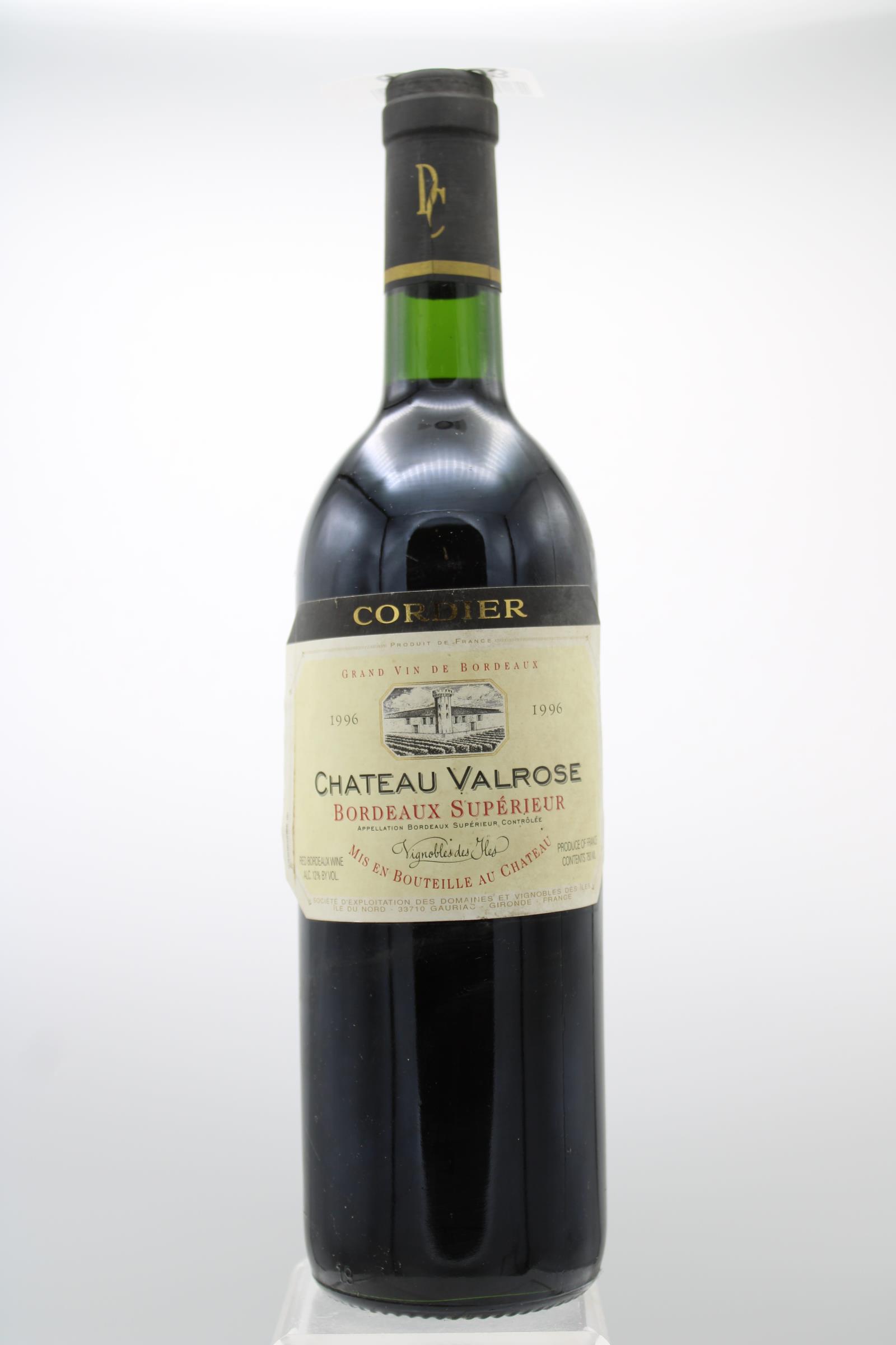 Cordier Chateau Valrose Bordeaux Superieur 1996 | Spectrum Wine