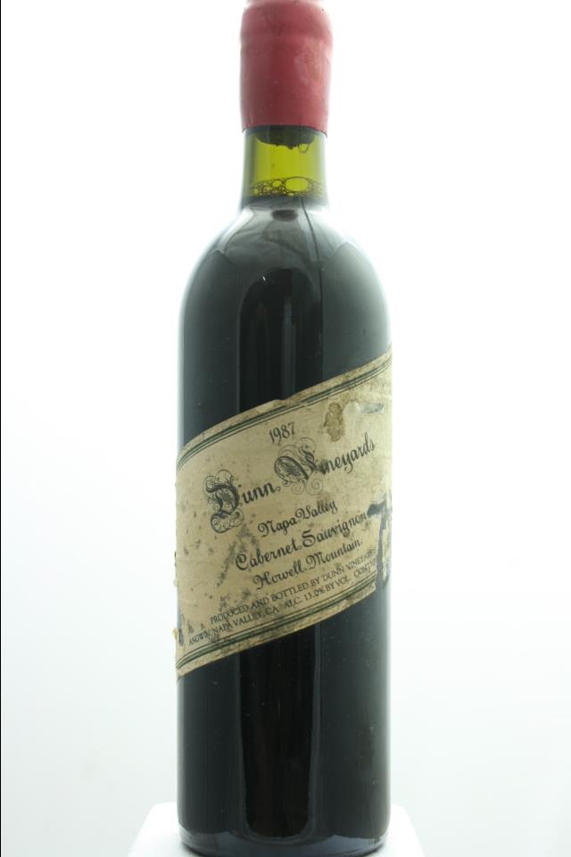 Dunn Cabernet Sauvignon Howell Mountain 1987