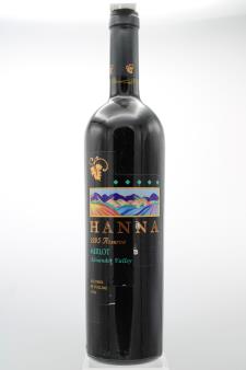 Hanna Winery Merlot Reserve 1995