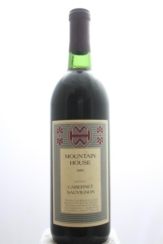 Mountain House Cabernet Sauvignon 1980