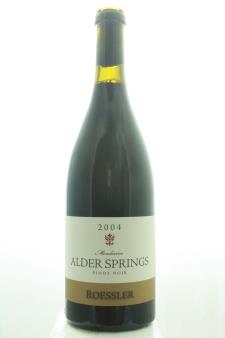 Roessler Pinot Noir Alder Spring 2004