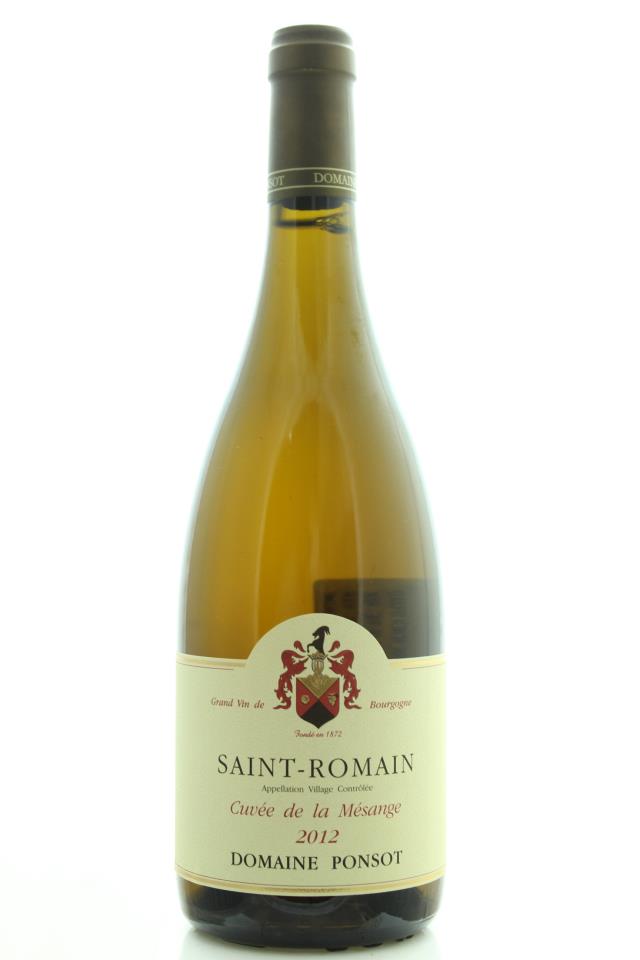 Domaine Ponsot Saint-Romain Cuvée de la Mésange 2012