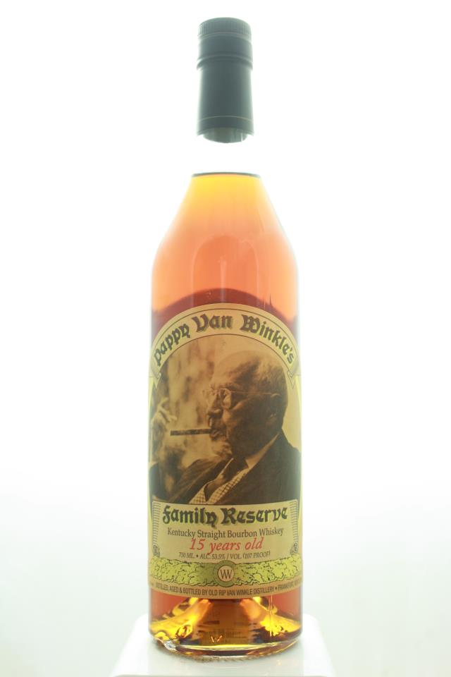 Old Rip Van Winkle Pappy Van Winkle's Kentucky Straight Bourbon Whiskey Family Reserve 15-Year-Old NV