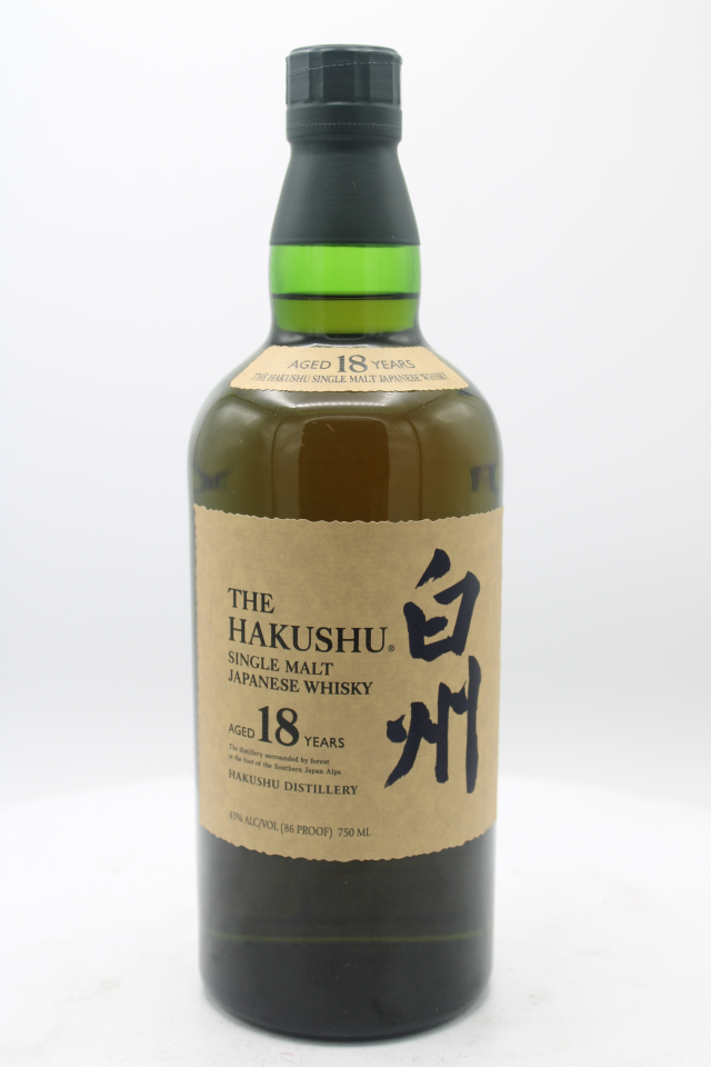 The Hakushu Single Malt Japanese Whisky 18-Years-Old NV