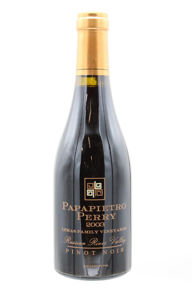Papapietro Perry Pinot Noir Lera's Vineyard 2003