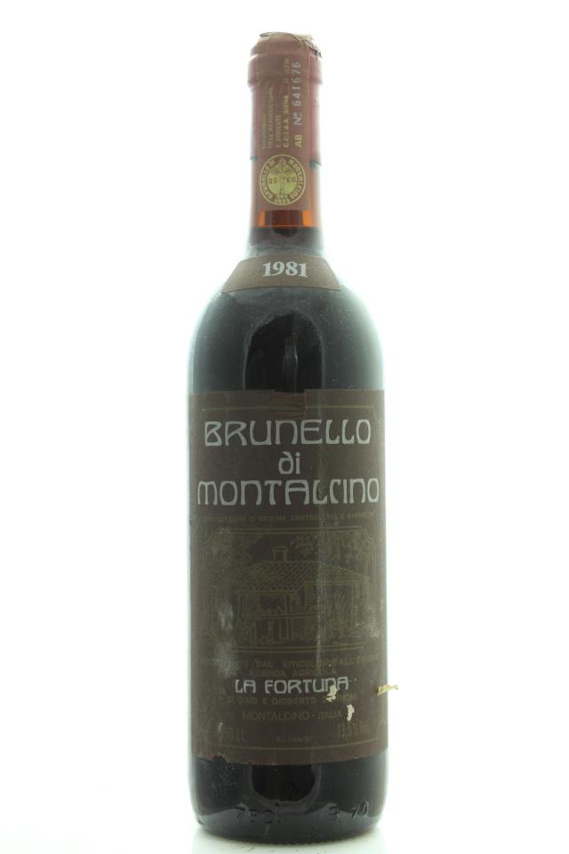 La Fortuna Brunello di Montalcino 1981