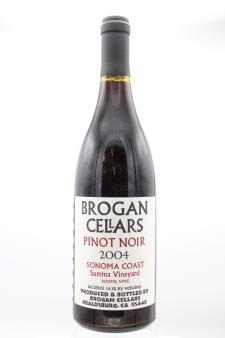 Brogan Cellars Pinot Noir Summa Vineyard Young Vine 2004