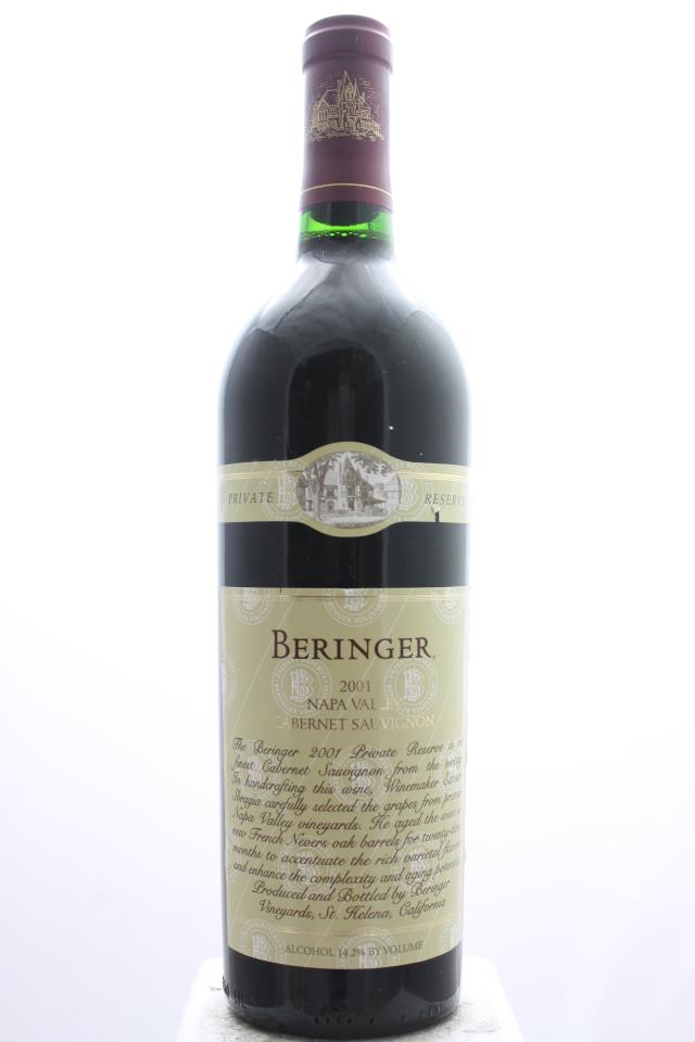 Beringer Vineyards Cabernet Sauvignon Private Reserve 2001