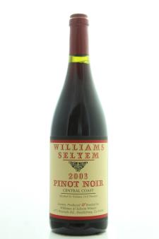 Williams Selyem Pinot Noir Central Coast 2003
