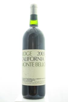 Ridge Vineyards Monte Bello 2003