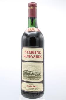 Sterling Vineyards Zinfandel Napa Valley 1970