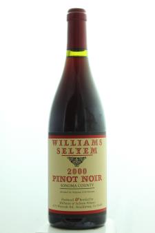 Williams Selyem Pinot Noir Sonoma County 2000
