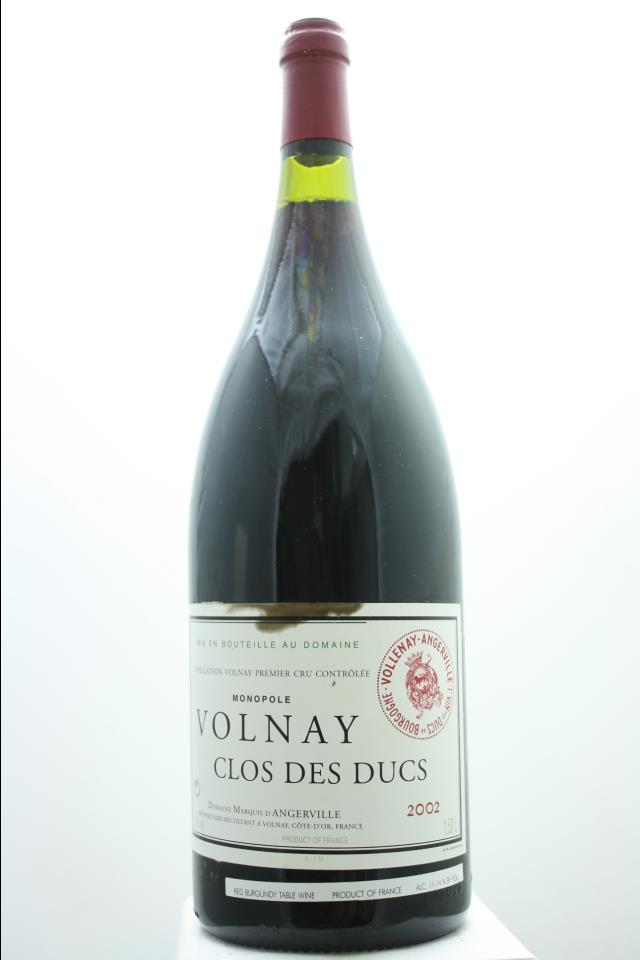 Marquis d'Angerville Volnay Clos des Ducs 2002