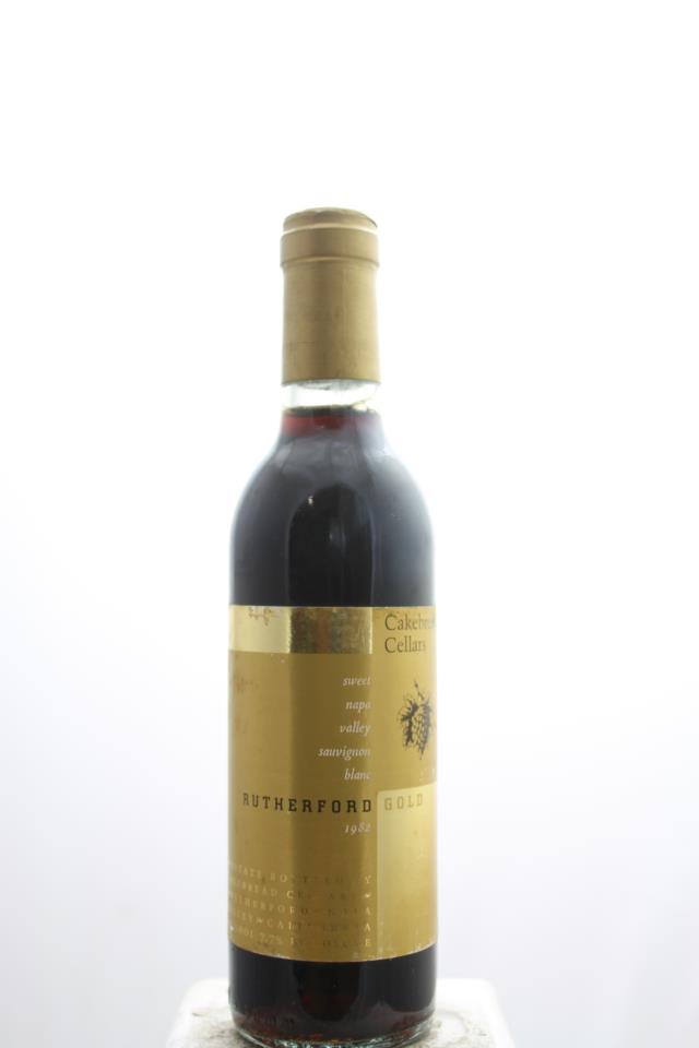 Cakebread Cellars Sauvignon Blanc Rutherford Gold 1982