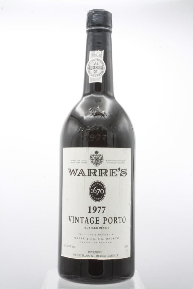 Warre's Vintage Porto 1977