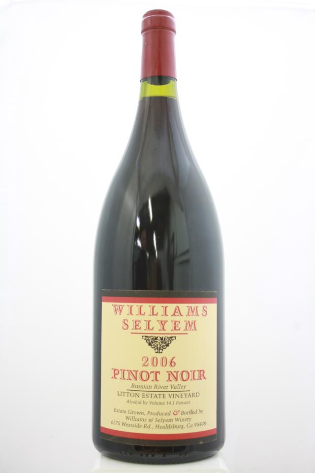 Williams Selyem Pinot Noir Litton Estate Vineyard 2006