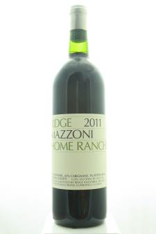 Ridge Vineyards Proprietary Red Mazzoni Home Ranch ATP 2011
