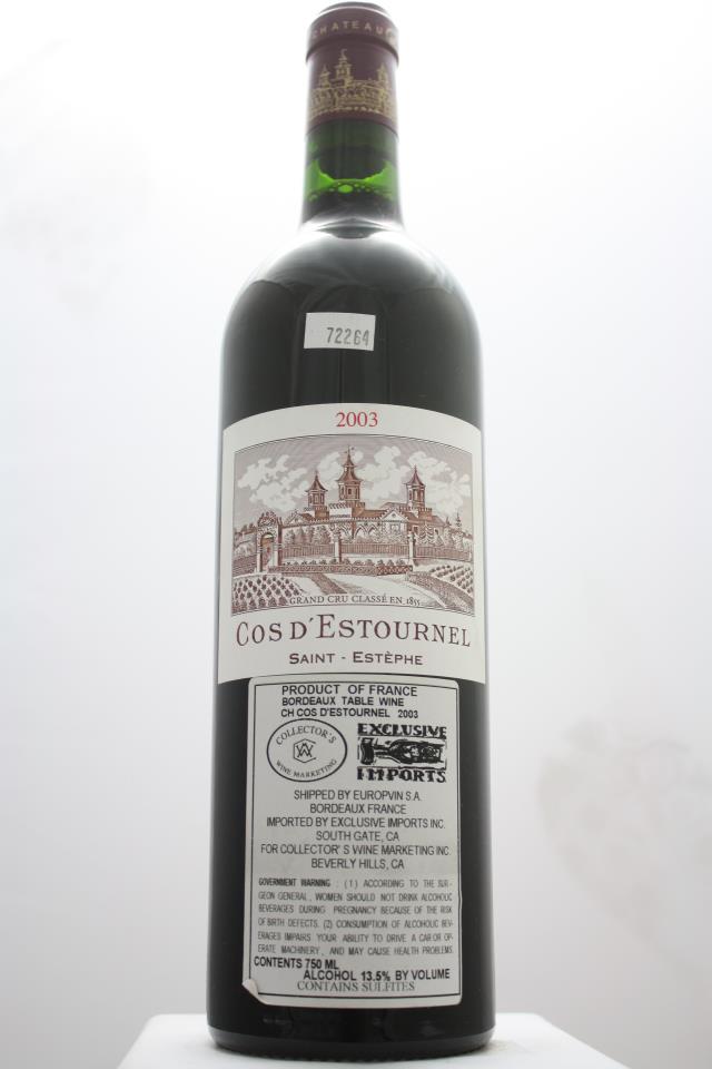 Cos d'Estournel 2003