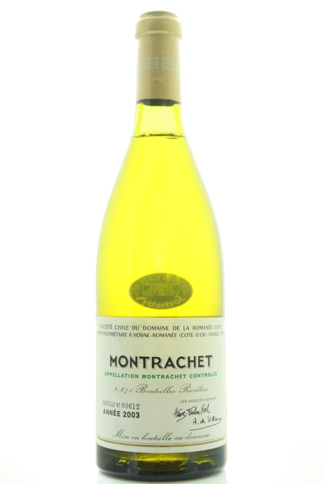 Domaine de la Romanée-Conti Montrachet 2003