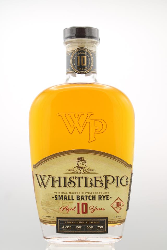 WhistlePig Straight Rye Whiskey Small Batch Rye 10-Years-Old NV