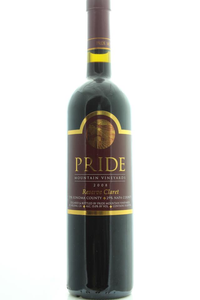 Pride Mountain Vineyards Claret Reserve Sonoma County / Napa County 2008